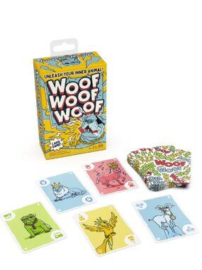Spin Master Games Woof Woof Woof Family Matching Party Card Game